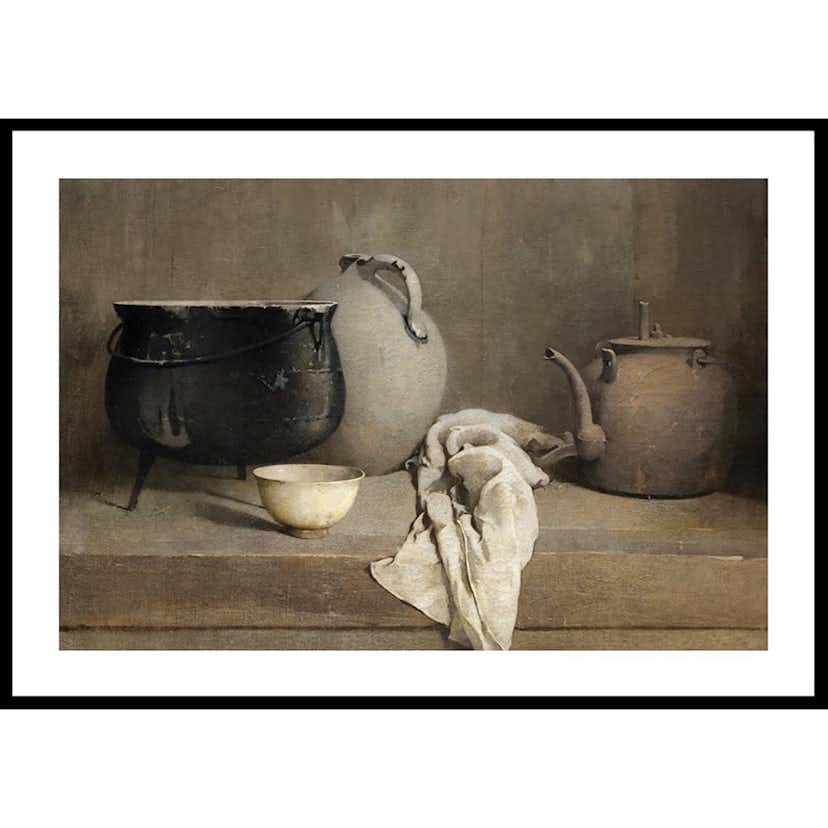 Poster Gallerix Study In Grey By Emil Carlsen