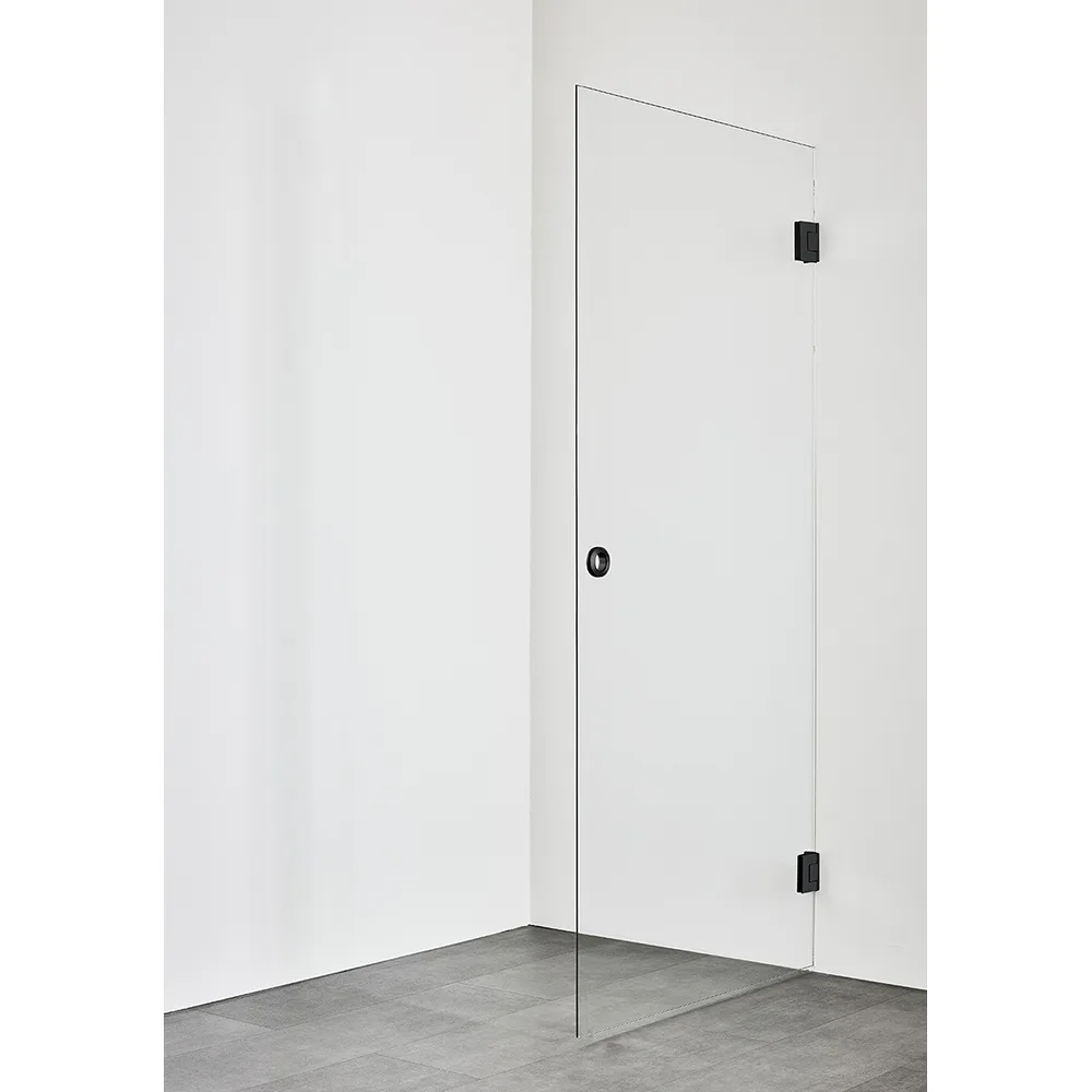 DUSCHDÖRR INFINITY 80 SVART Svart , Bredd: 800 mm