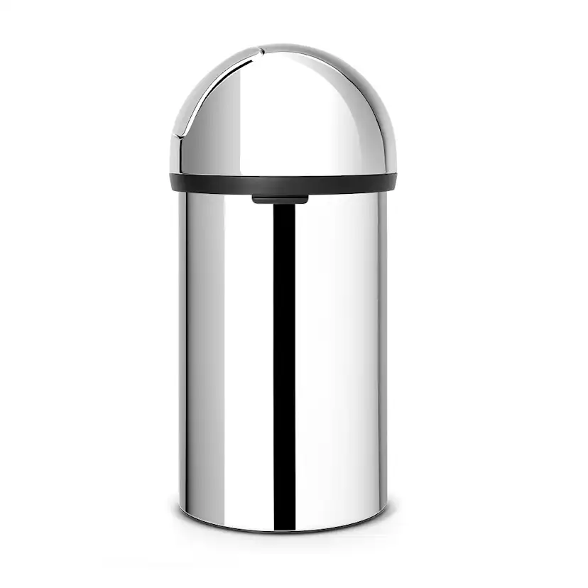 Soptunna Brabantia Push Bin 60 L Blank Stål Färg: Blank Stål