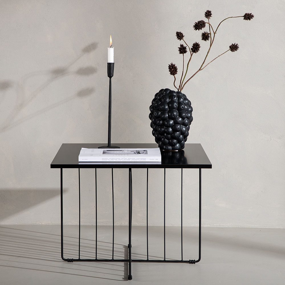 Dayton Sofa Table - Black / Black MDF Svart