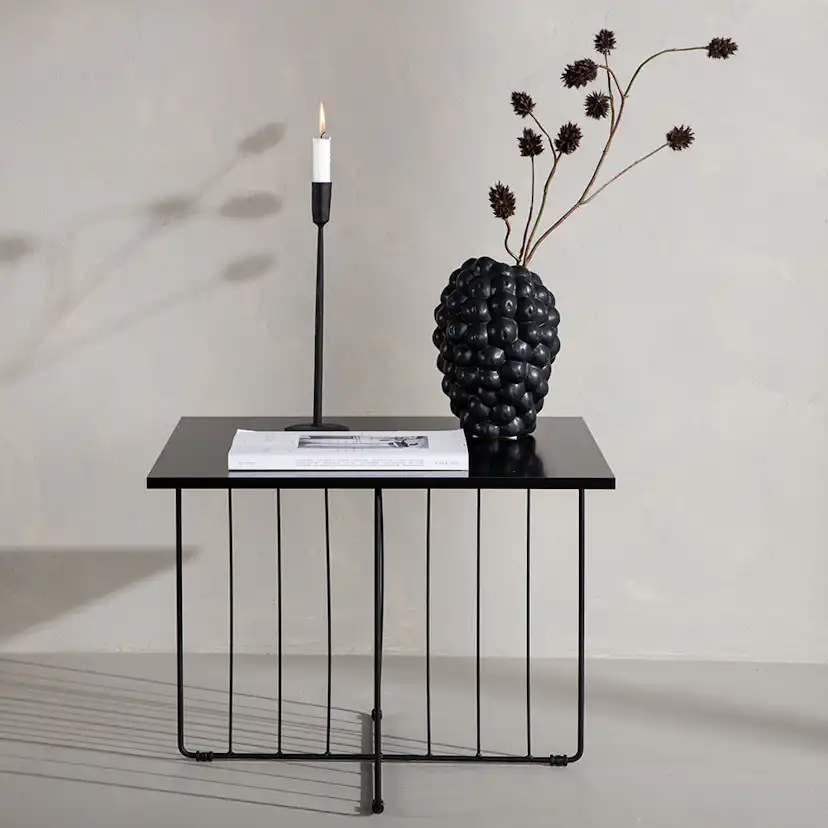 Dayton Sofa Table - Black / Black MDF Svart