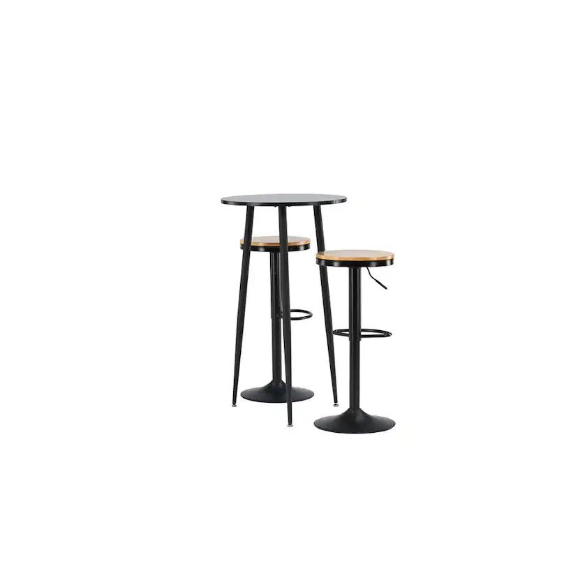 Matgrupp Venture Home Plaza Ø60 cm med 2 st Conway stolar