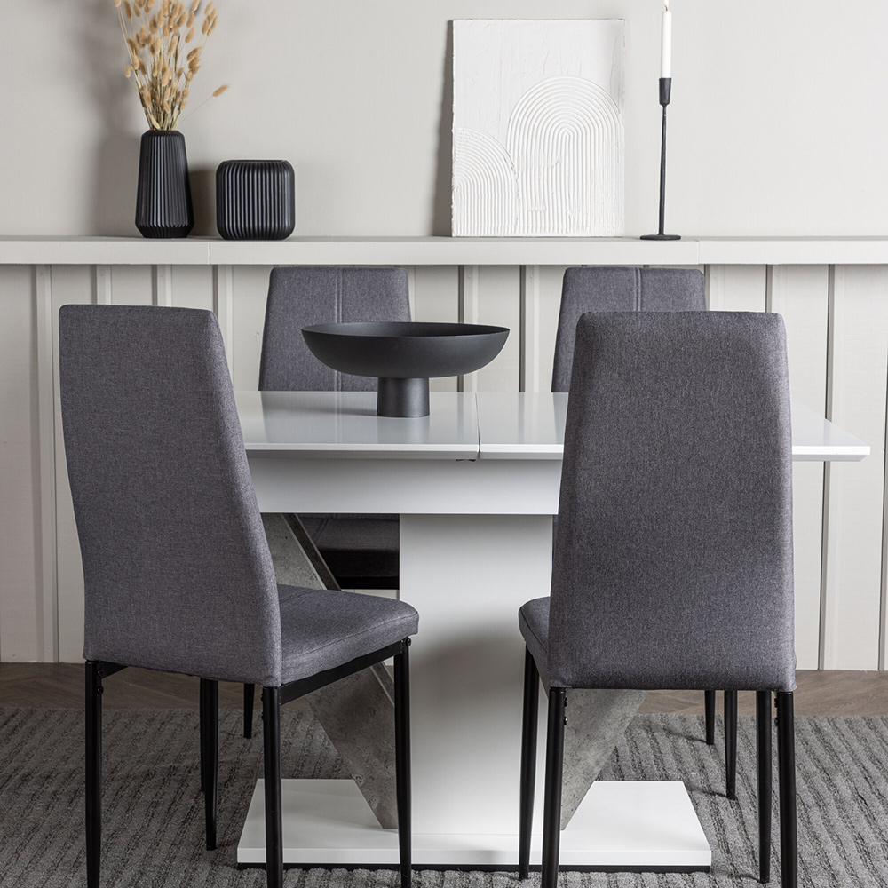Matgrupp Venture Home Disa med 4 Petra Stolar