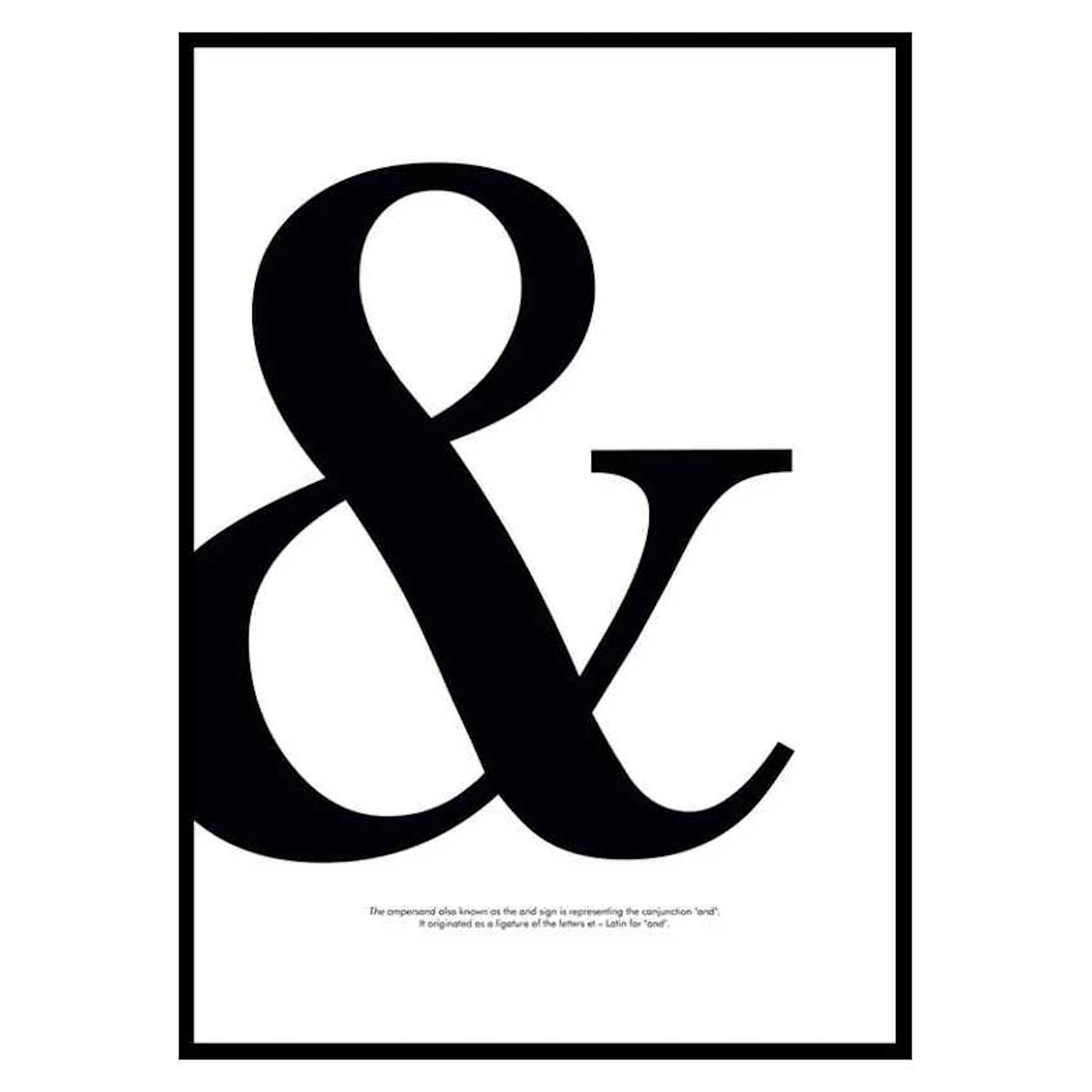 Poster Gallerix Ampersand