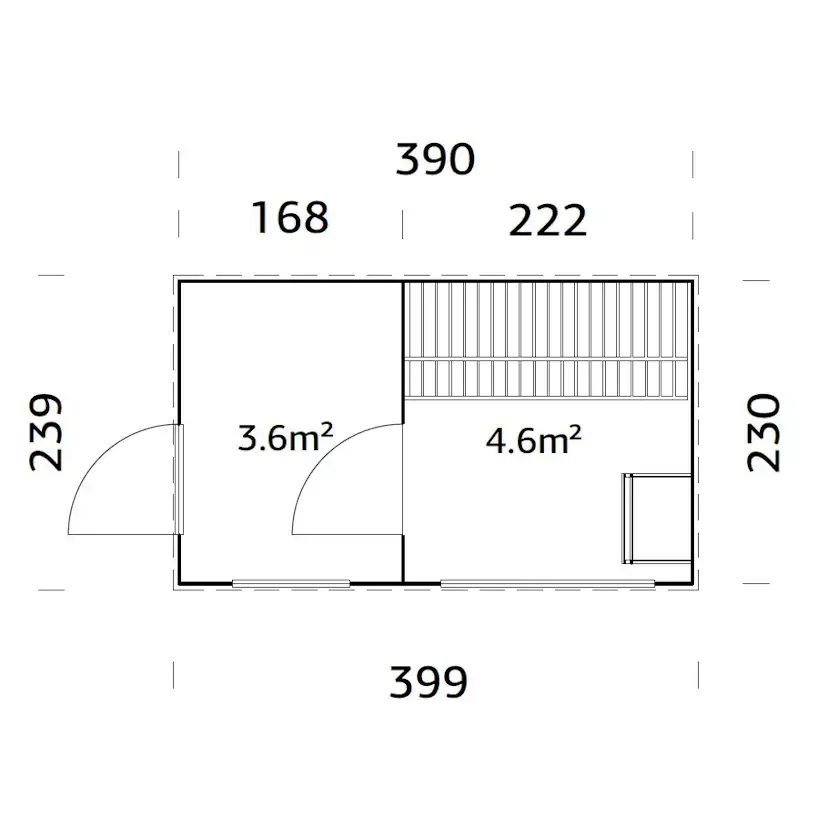 Bastu Palmako Grace 9,0 m2