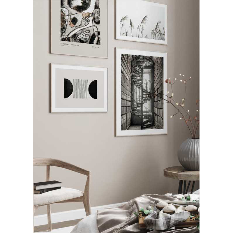 Books And Staircase 70x100 cm
