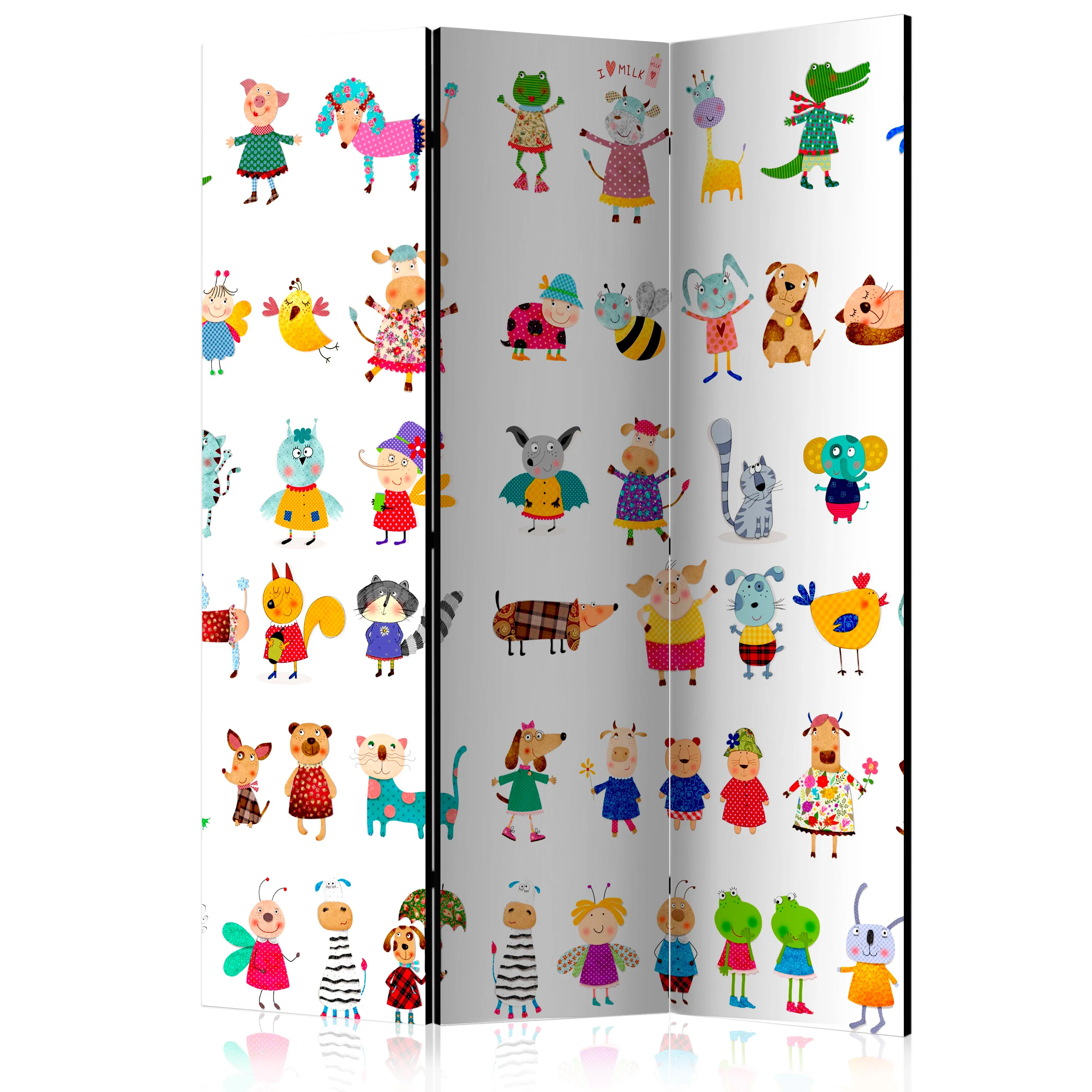 Rumsavdelare Arkiio Cartoon Pets 135x172 cm