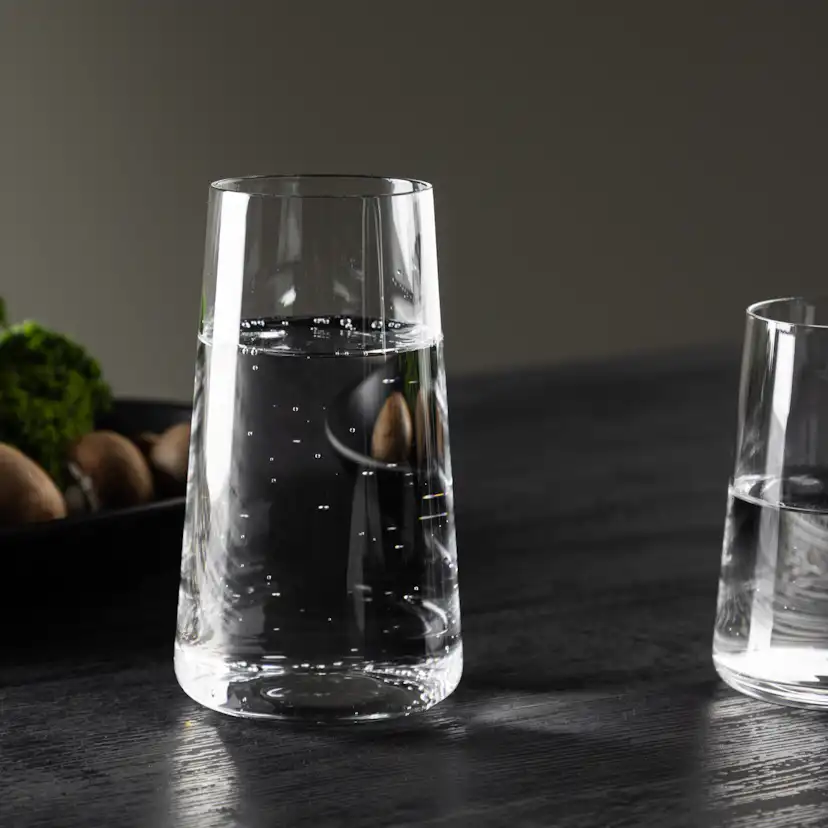 Shine Cup 2-pack - Clear Glass - 6*7*18Hcm Volym 49 cl