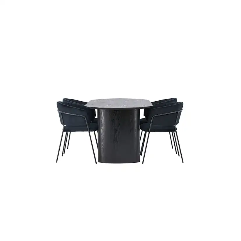 Matgrupp Venture Home Isolde med 4 st Selma stolar