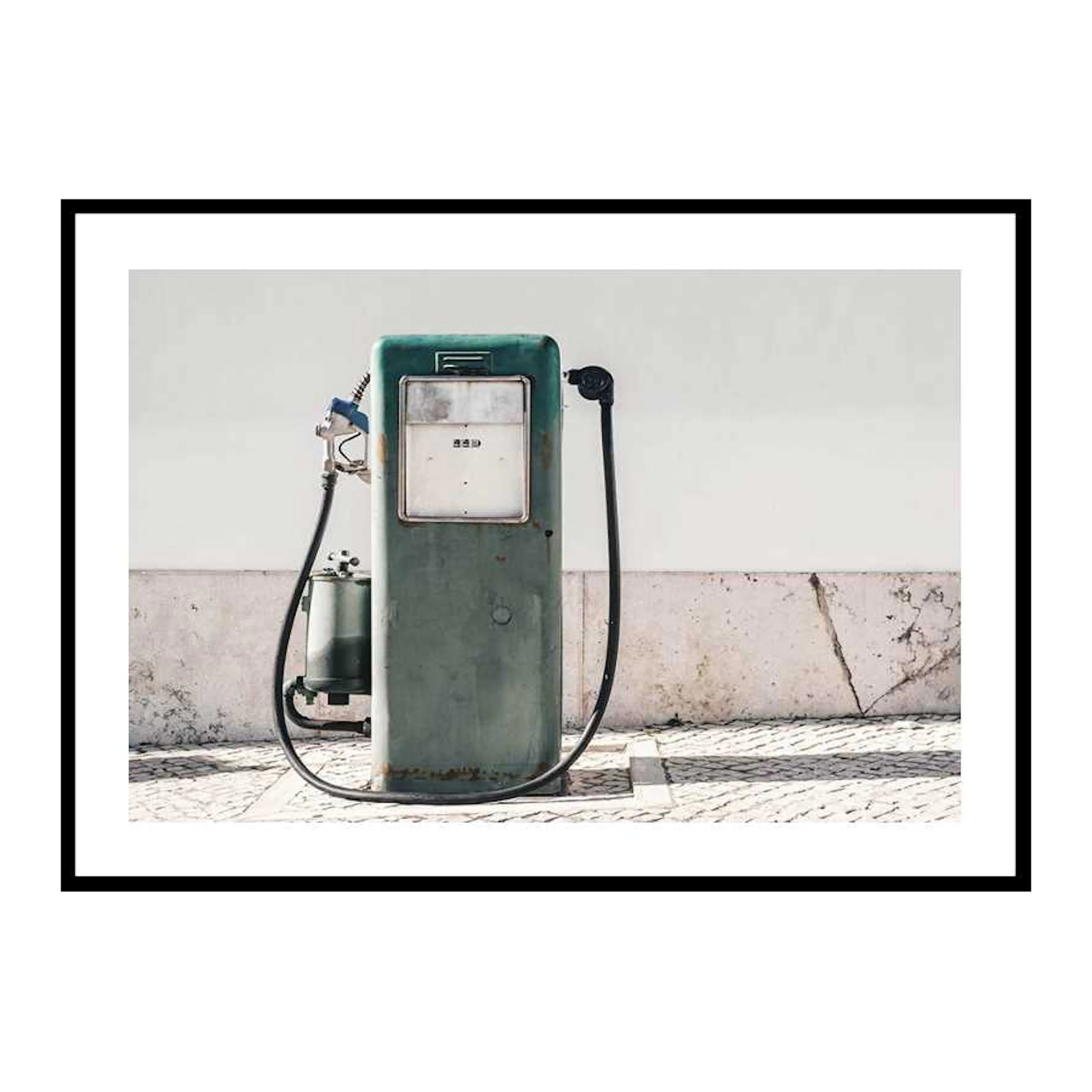 Vintage Gasoline Pump 50x70 cm