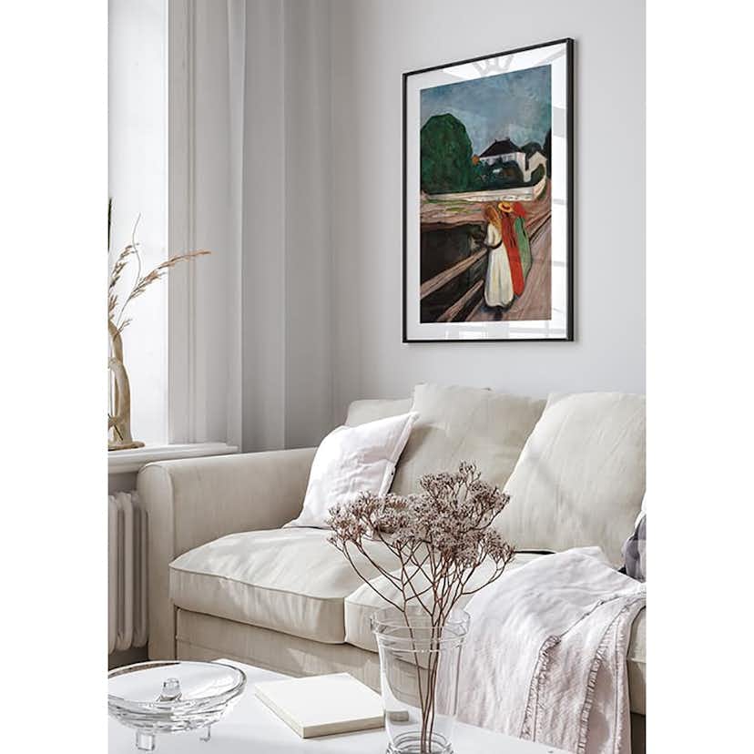 Poster Gallerix Pikene på Broen By Edvard Munch