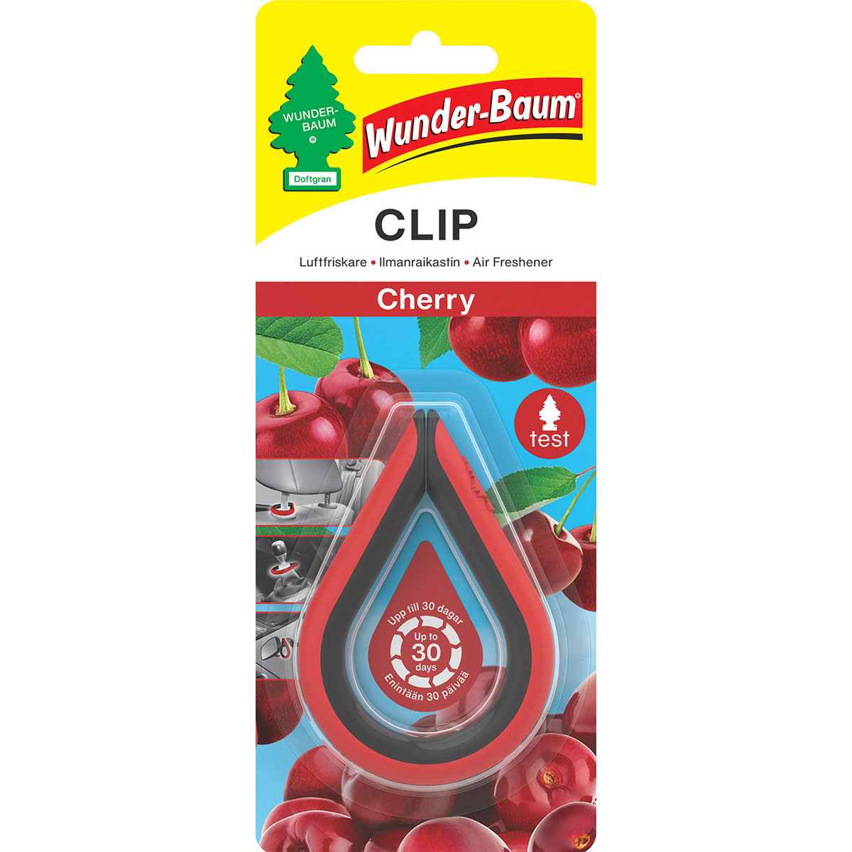 Luftfräschare Wunder-Baum Clip Cherry