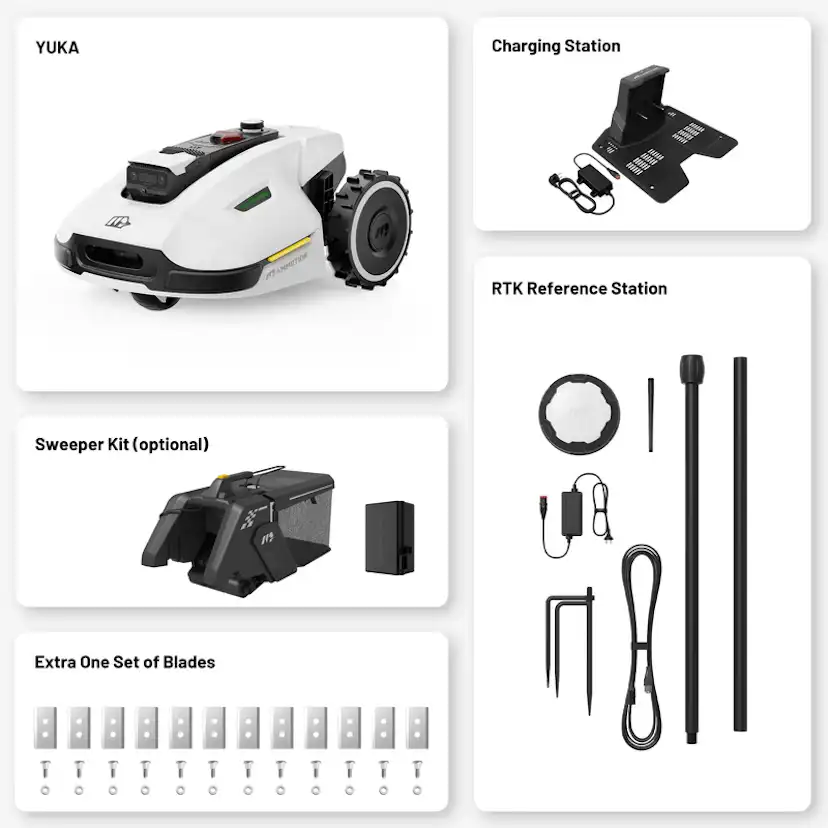 Robotgräsklippare Mammotion YUKA 3000 Utan Slinga