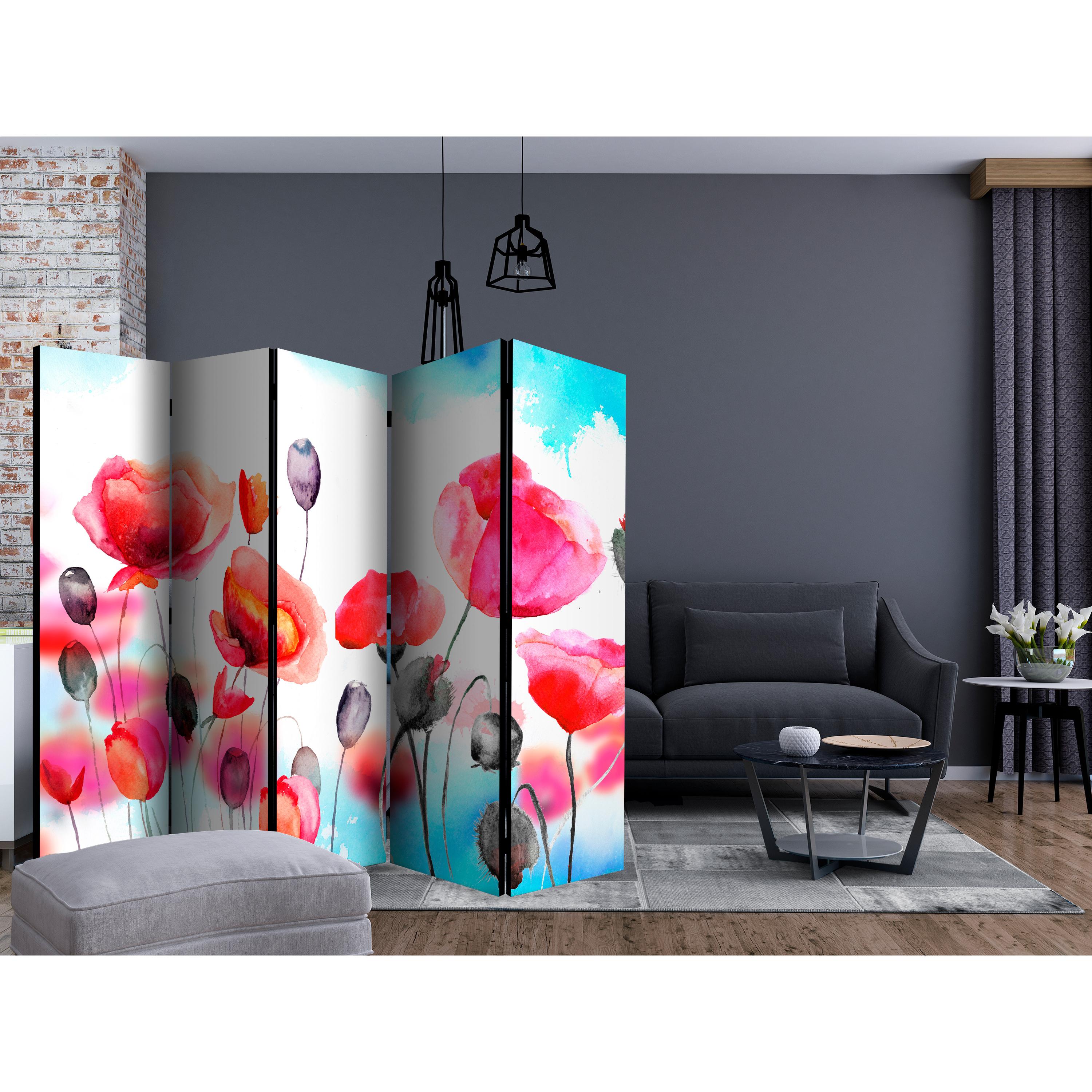 Rumsavdelare Arkiio Swaying with the Wind II Flerfärgad 225x172 cm