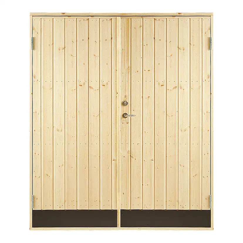 Dubbeldörr Jabo 10° Rak 15,3x19