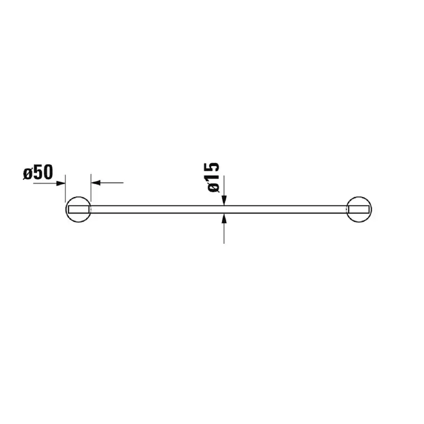 Handduksstång Duravit Starck T 00994