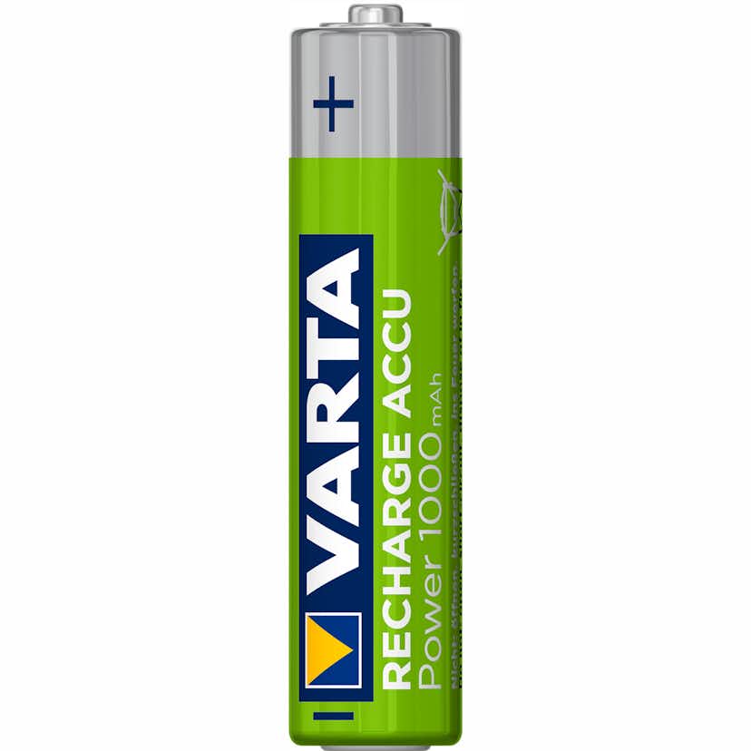 Batteri VARTA Laddningsbara Alkaliska AAA 1000 mAh 4-Pack