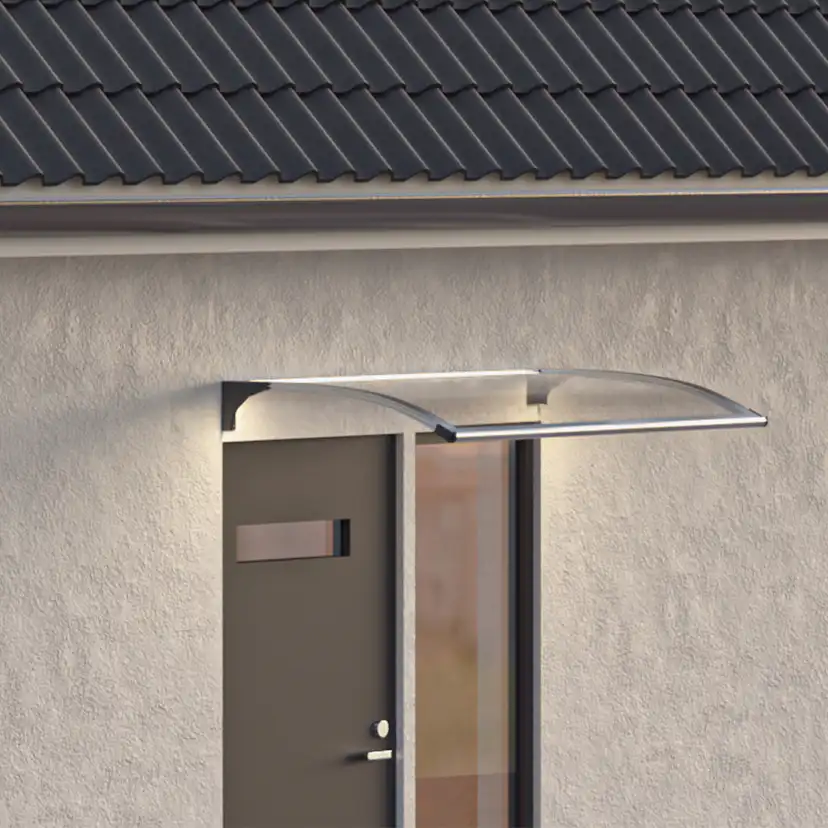 Entrétak Skotte Garden med LED