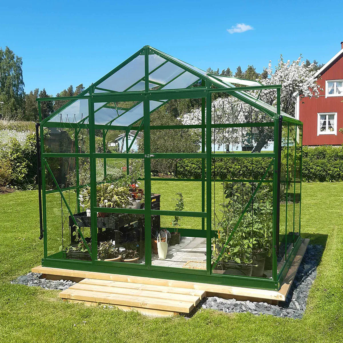 Växthus Metalcraft 4,9 kvm Rektangulärt