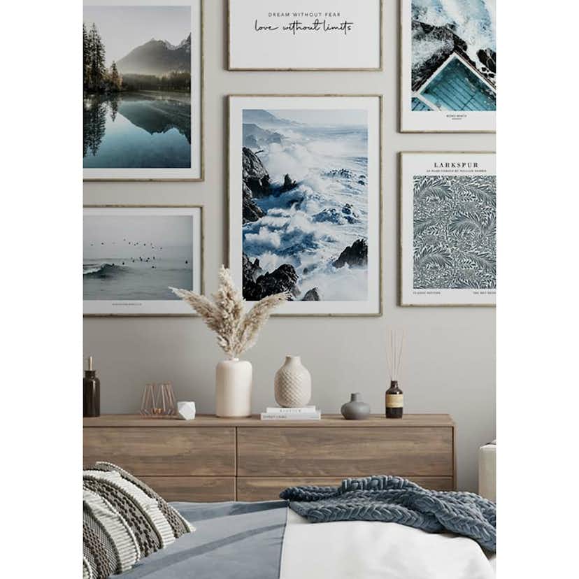 Poster Gallerix Pacific Ocean Coastline