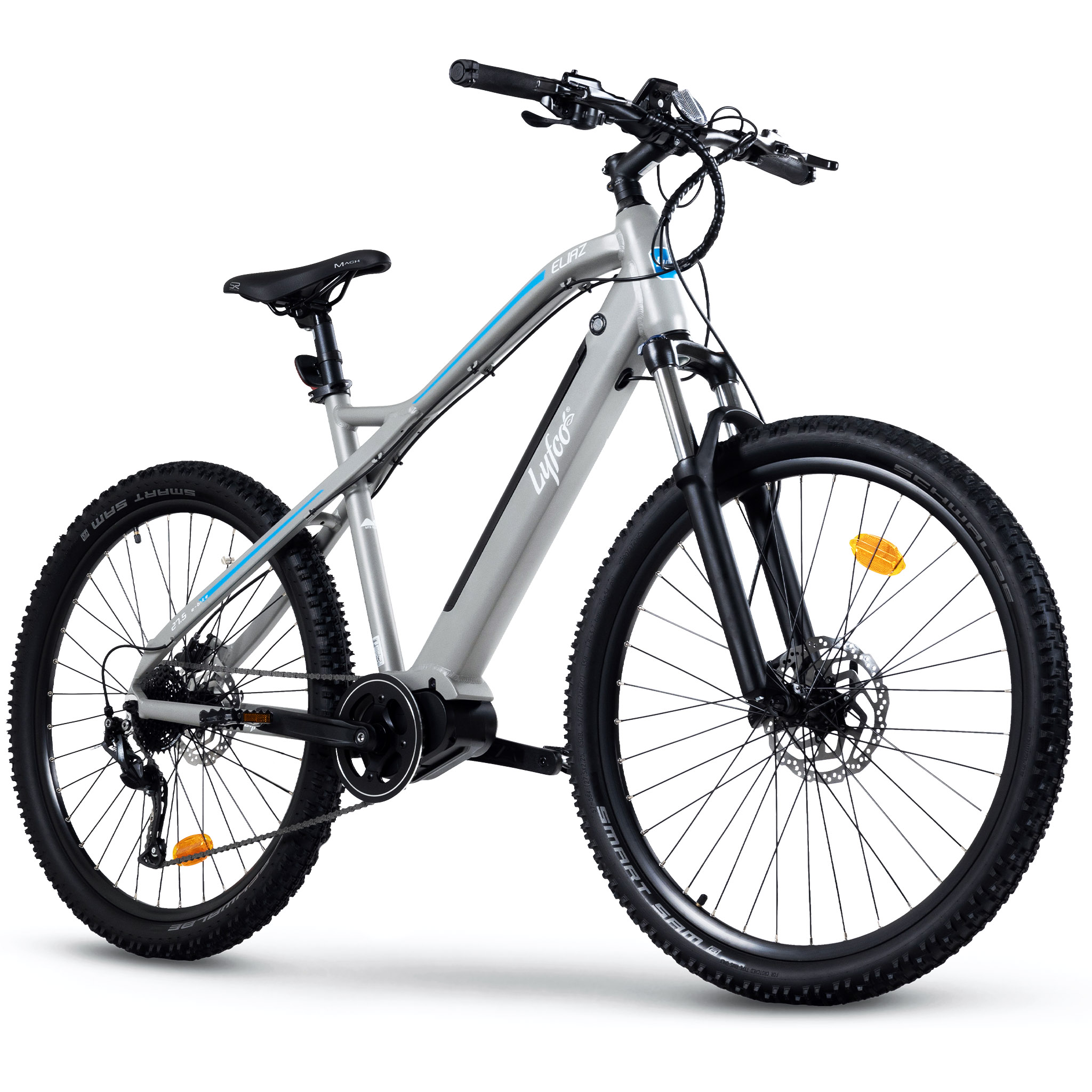 Elcykel Lyfco MTB 27,5" Eliaz 14 Ah Silver