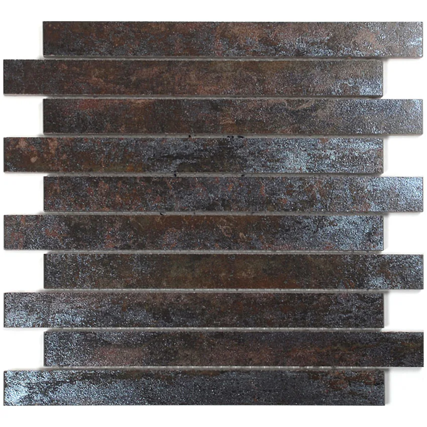 Klinkermosaik Arredo Iron Rust Brun Brick 3x30 cm