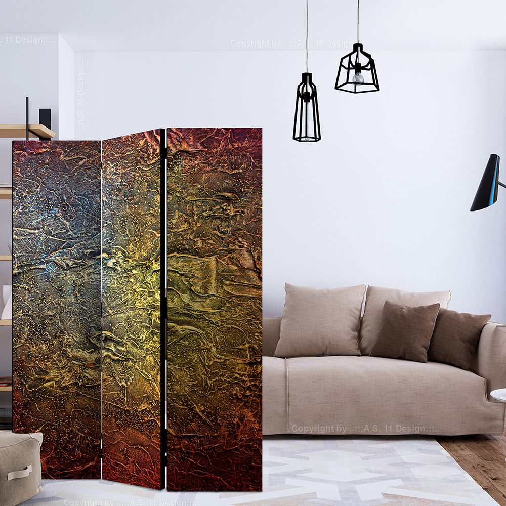 Rumsavdelare Skärmvägg Arkiio Red Gold 135x172 cm