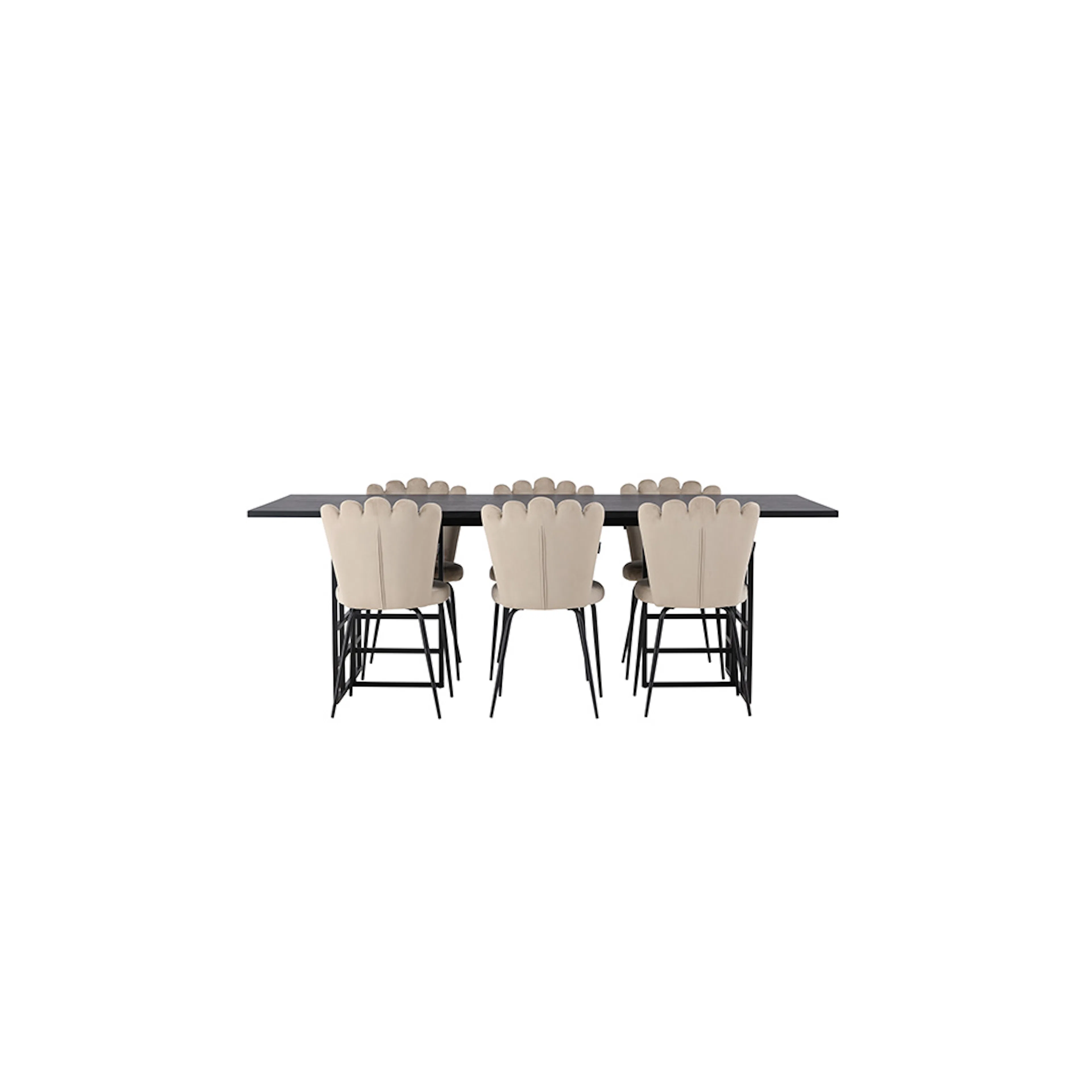 Svart/Beige
