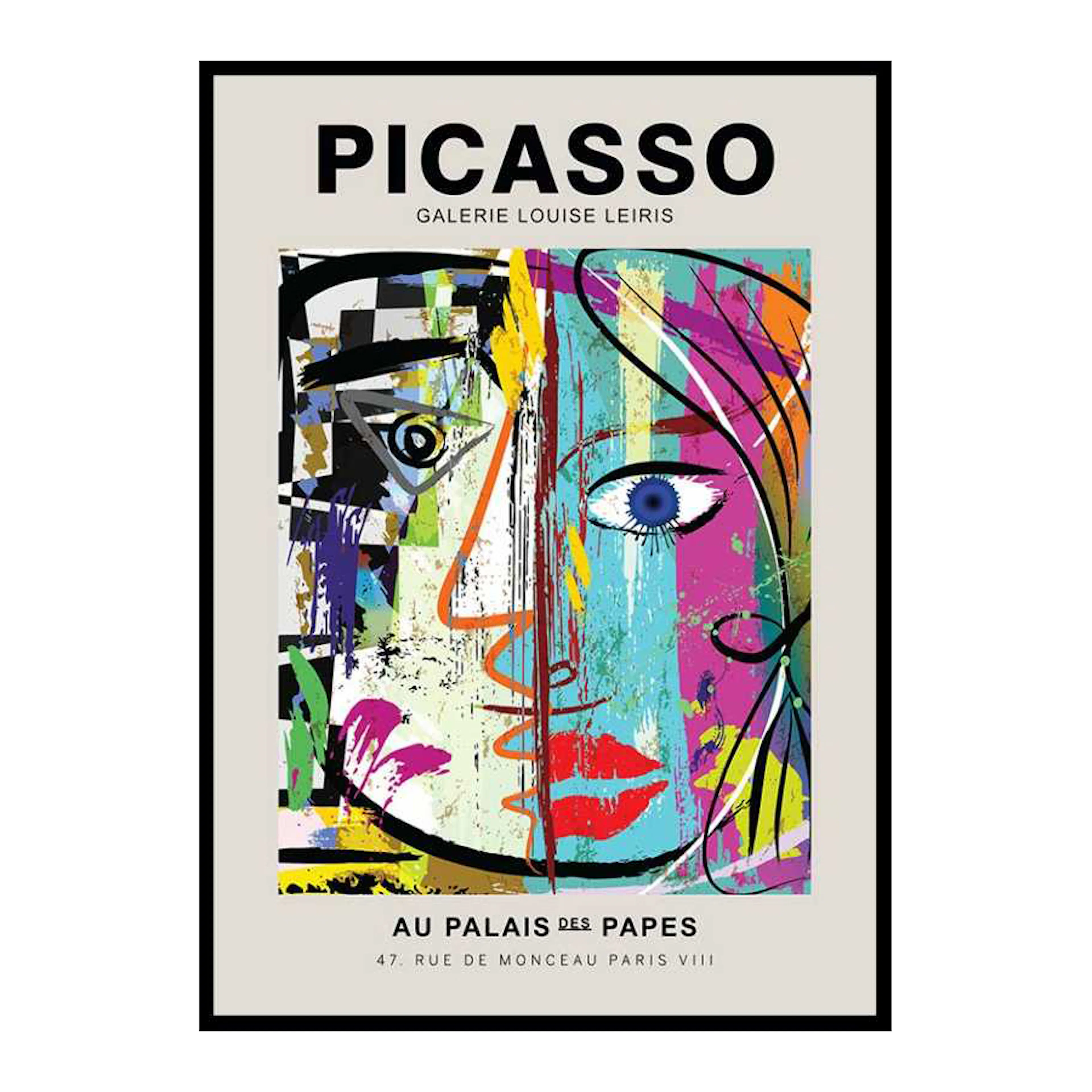 Picasso Visage 50x70 cm