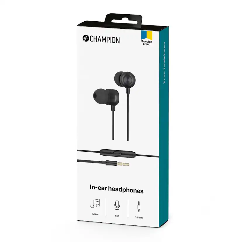 Hörlurar Champion In-Ear 3,5mm