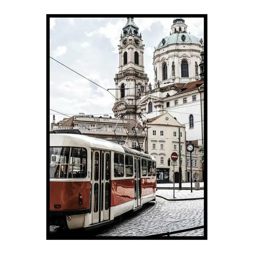 Tram In Mala Strana 30x40 cm