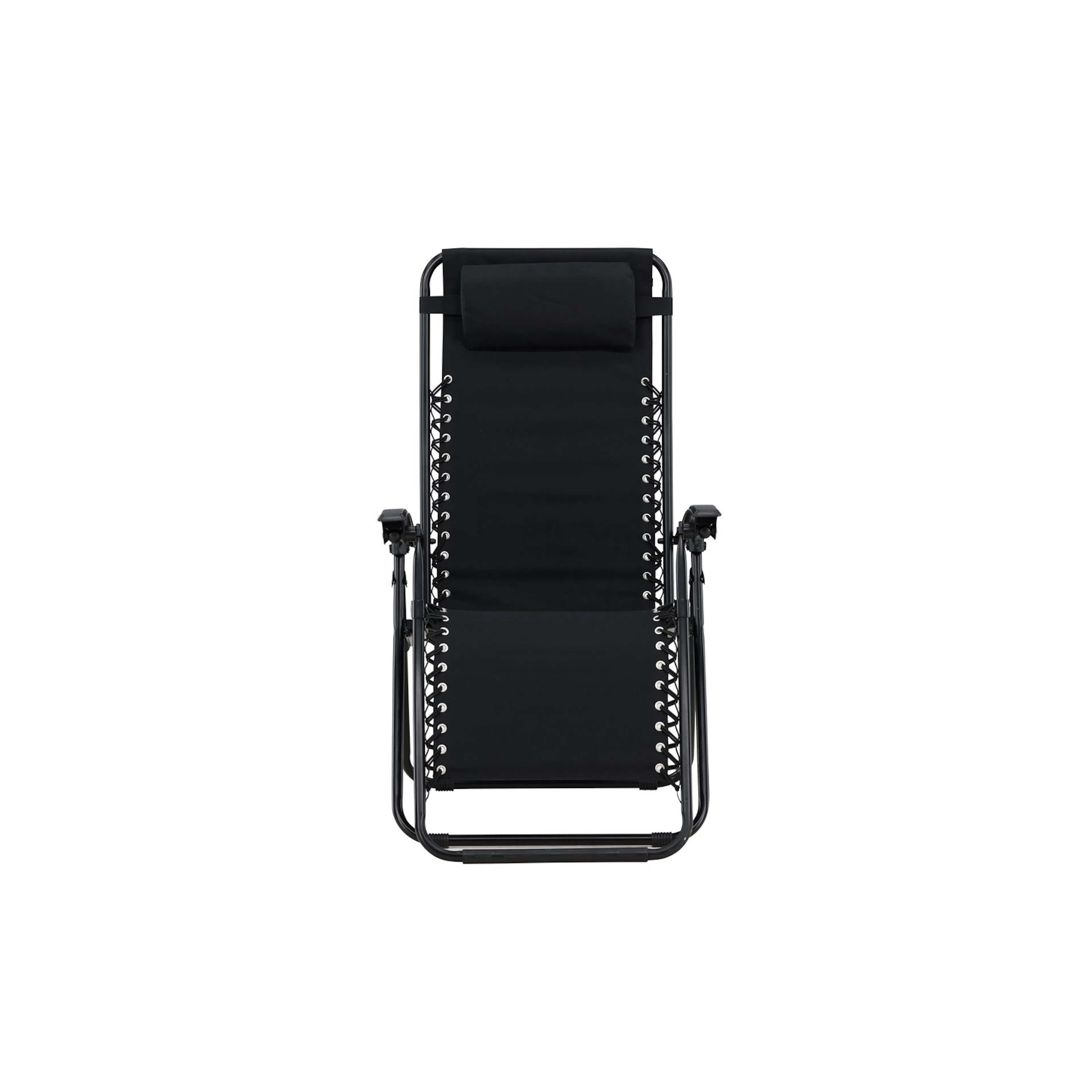 Vulcano Sun Lounge - Black / Black Solstol Venture Home Vulcano