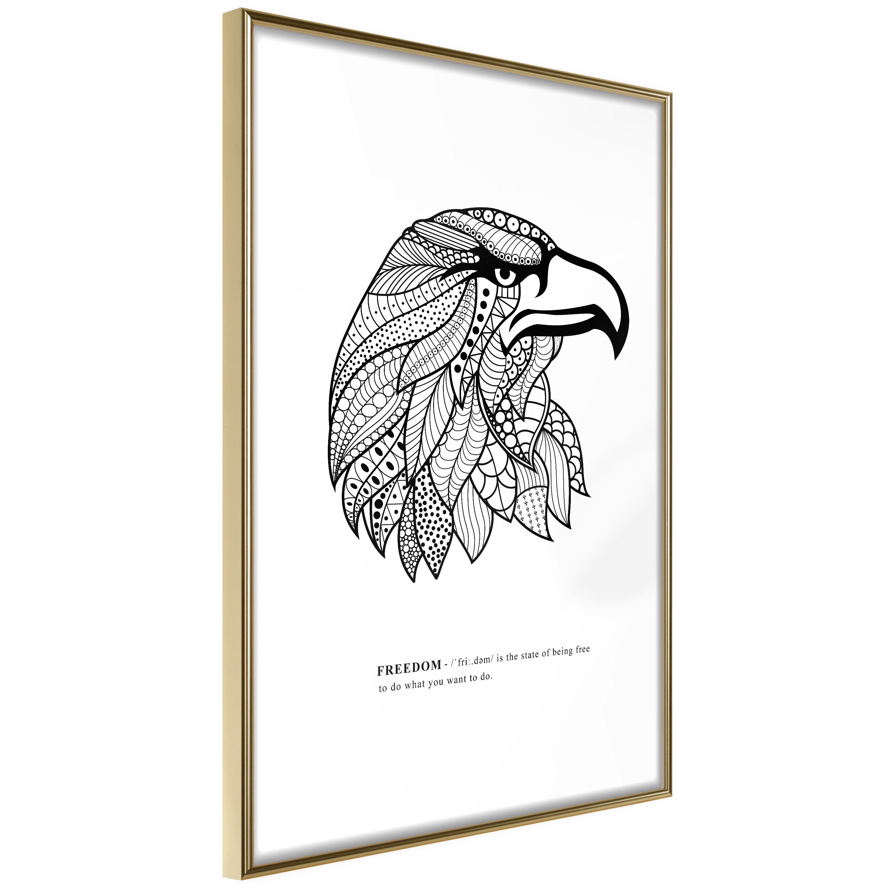 Poster Artgeist Affisch Eagle of Freedom