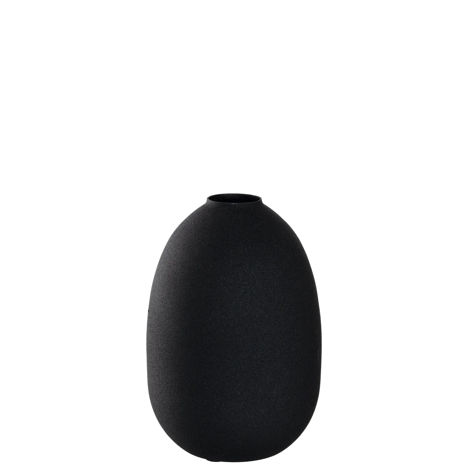 Vas 19 cm metall svart 19 cm