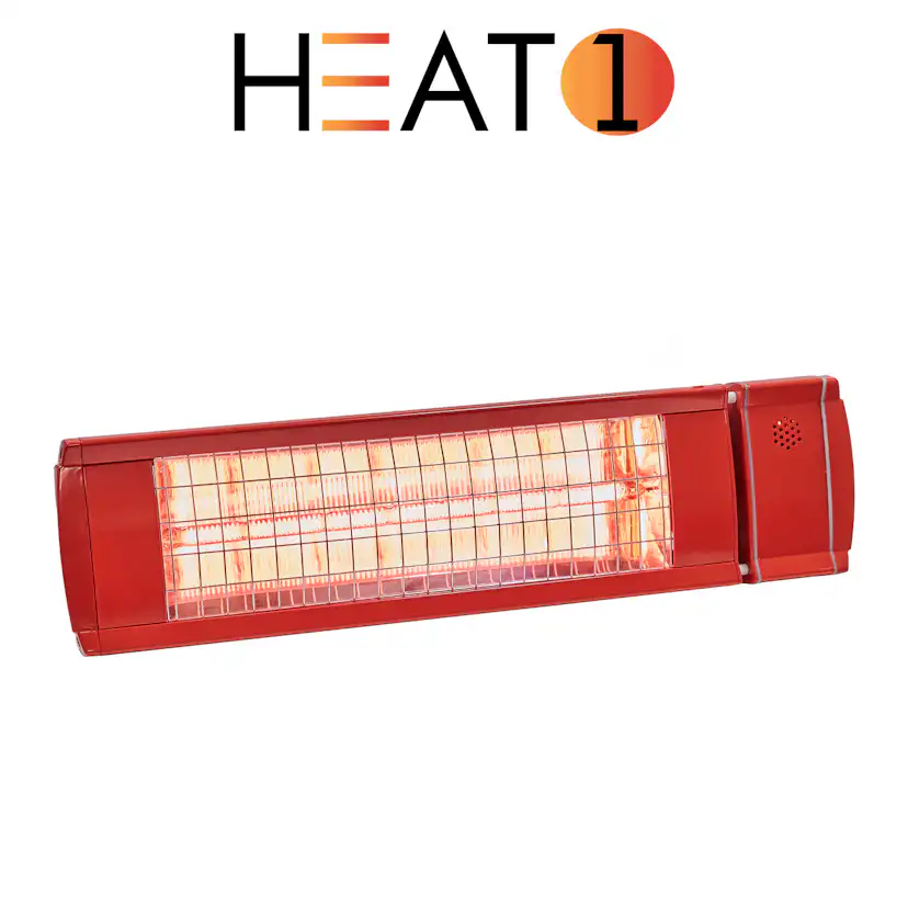 Terrassvärmare HEAT1 ECO High-line 2000W Röd