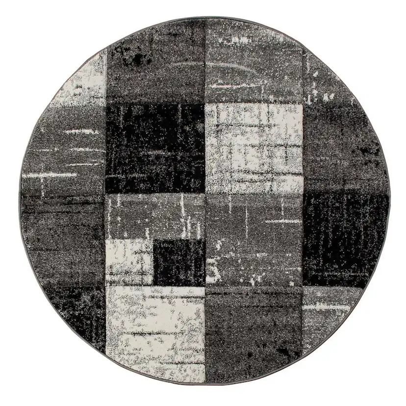 Friezematta KM Carpets London Square Rund