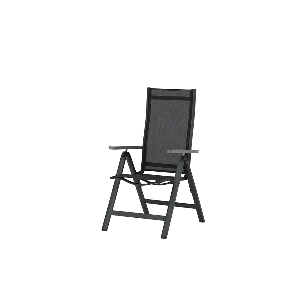 Albany Light 5-pos - black / Black textilene Svart