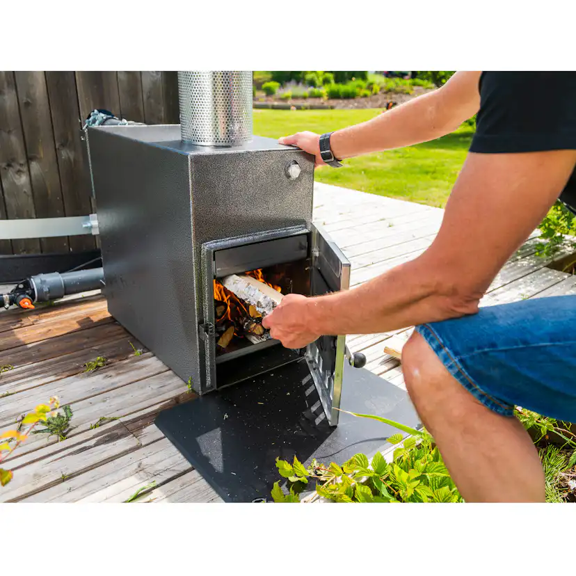 Skyddsplåt Kirami Gnistplåt för Badtunna & Kamin