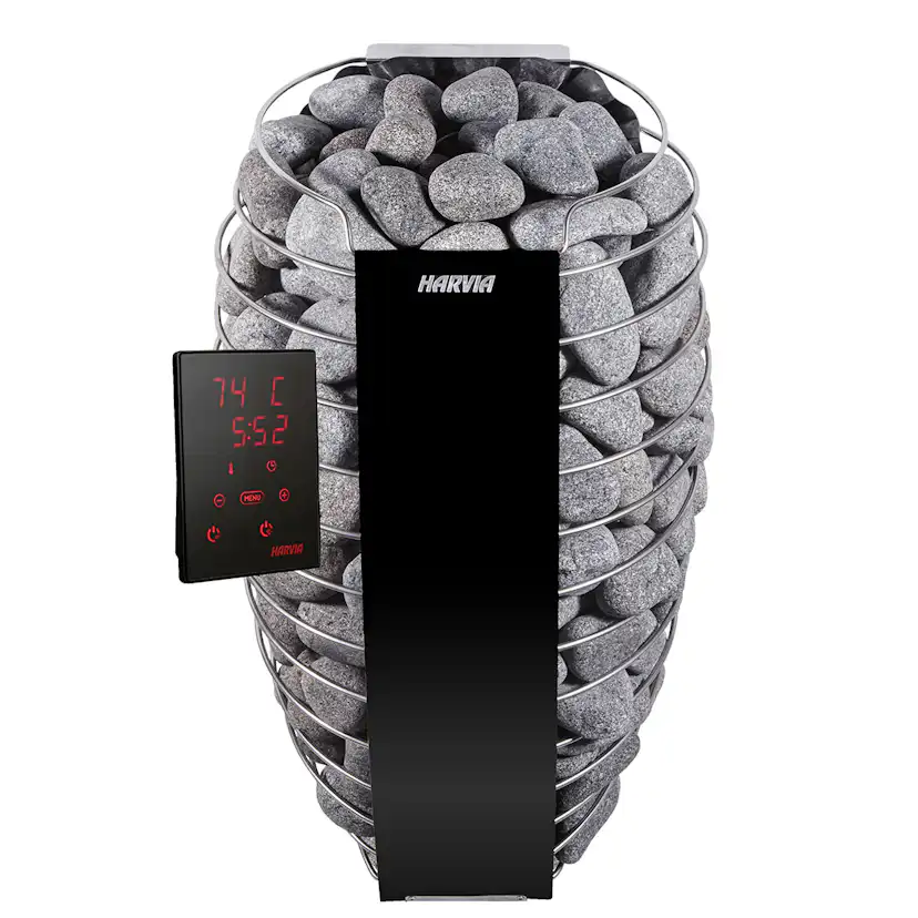 Bastuaggregat Harvia Spirit SP60XW 6,0 kW WiFi svart