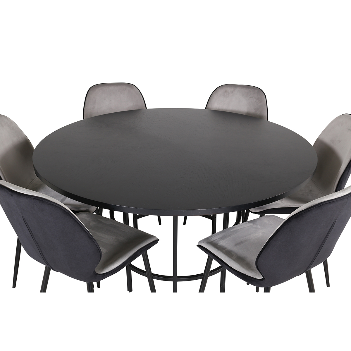 Matgrupp furniture/fashion Copenhagen med 6 Emma Stolar Sammet