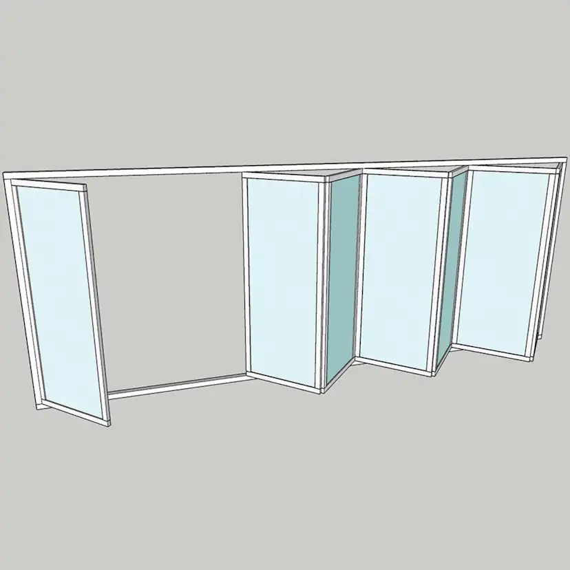 Vikparti Allvy Sunroom s30 7-Delad