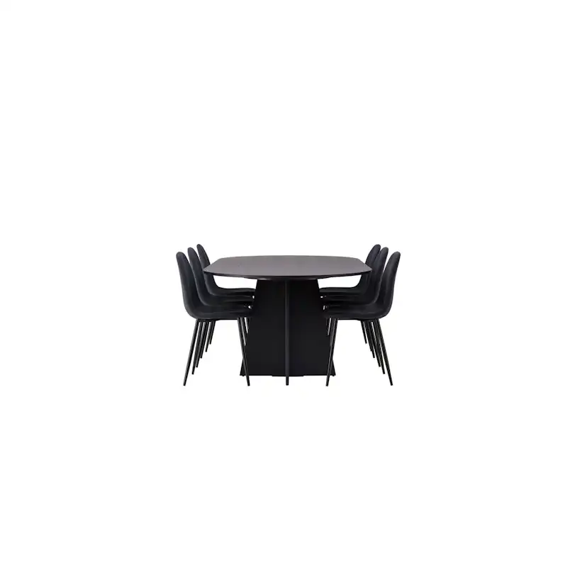 Matgrupp Venture Home Bootcut Oval med 6 Polar Stolar