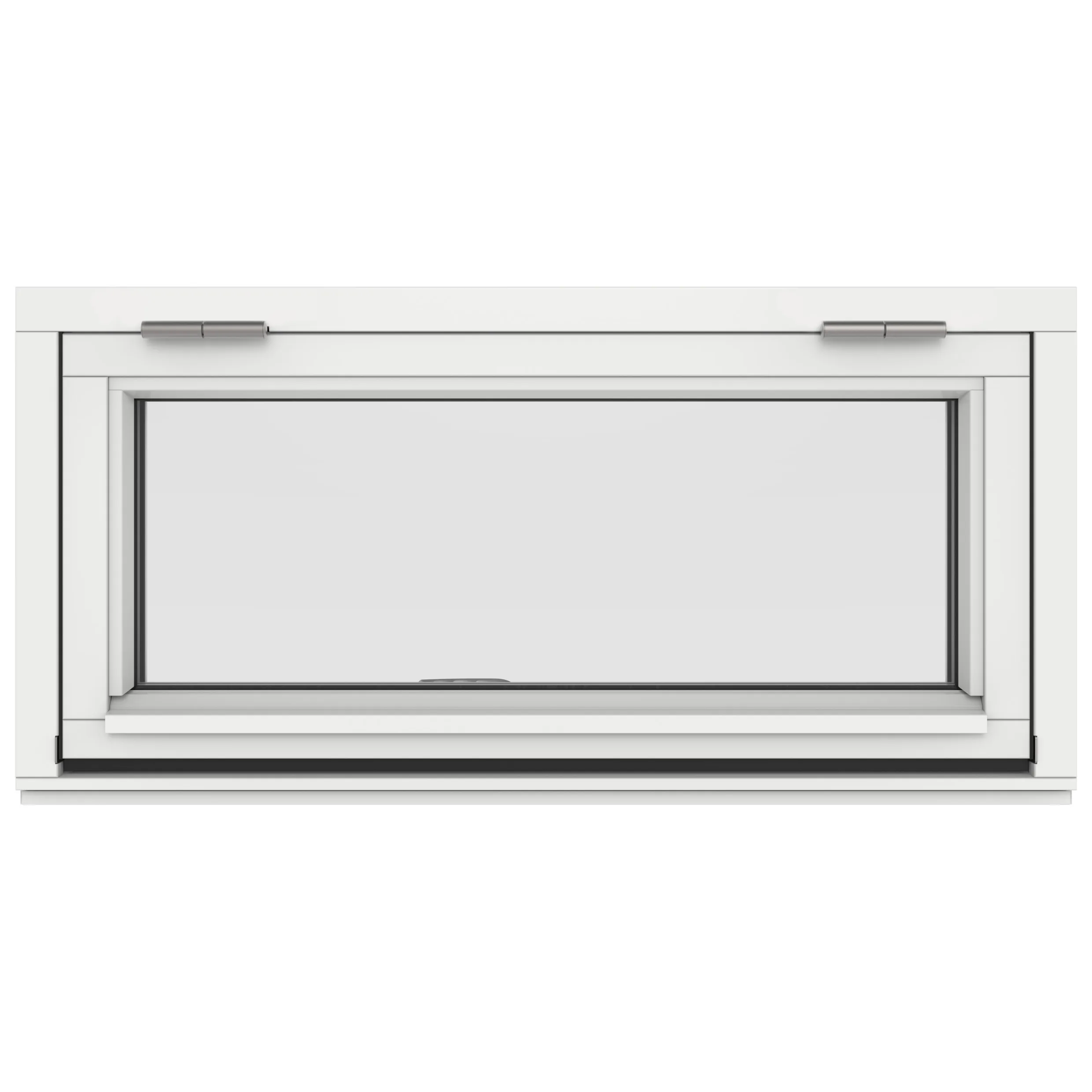 Överkantshängt Fönster Outline 3-Glas Trä