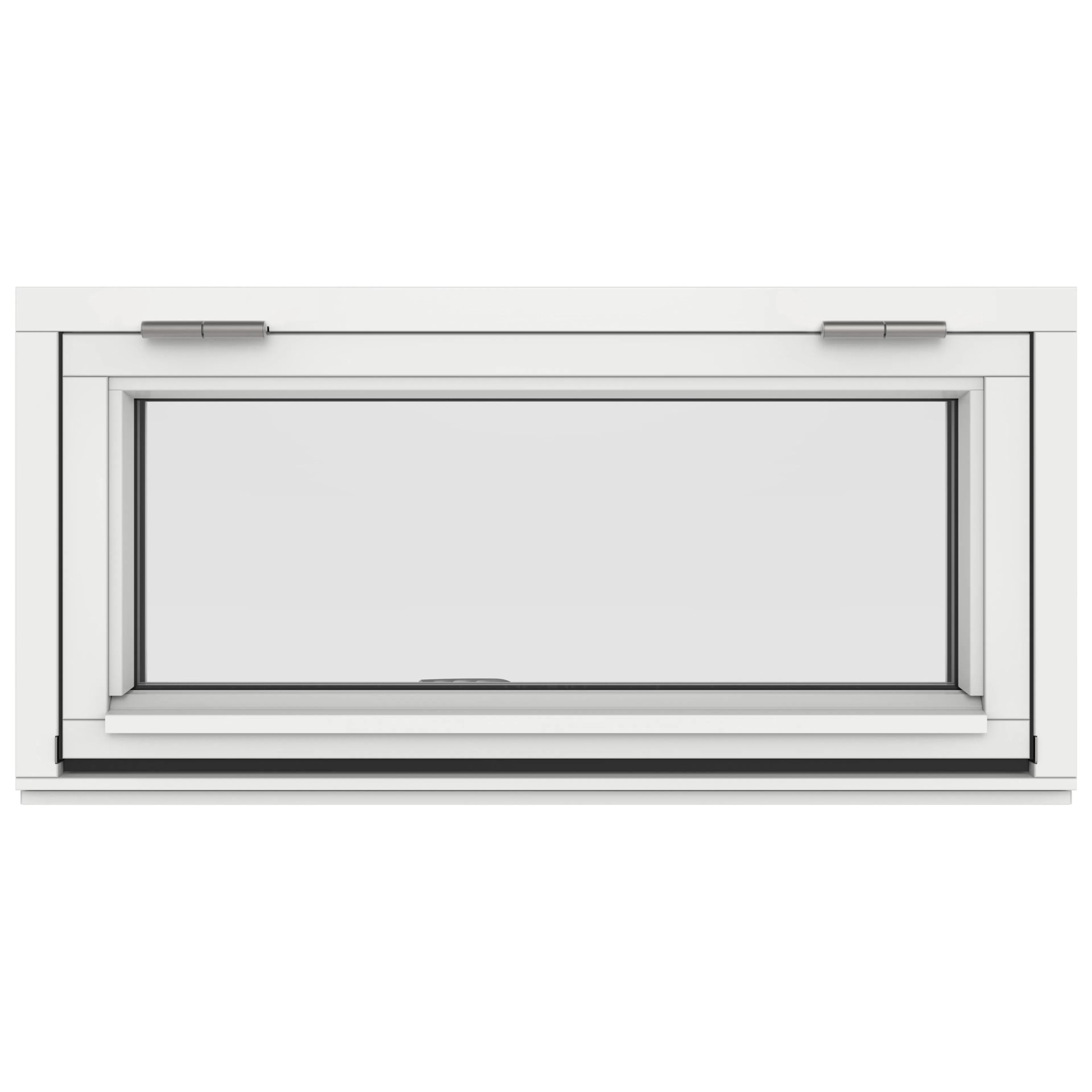 Överkantshängt Fönster Outline 3-Glas Trä