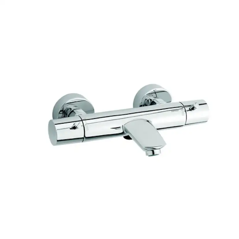 Badkarsblandare Damixa Thermixa 100 Termostat Krom 160 cc