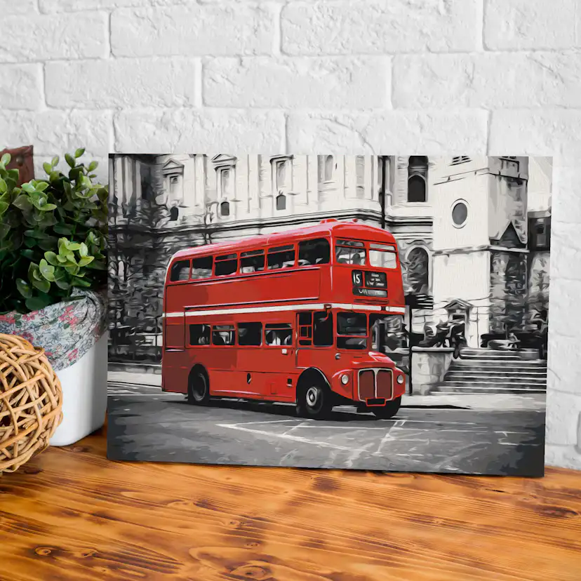 Gör-det-själv Målningar Arkiio London Bus