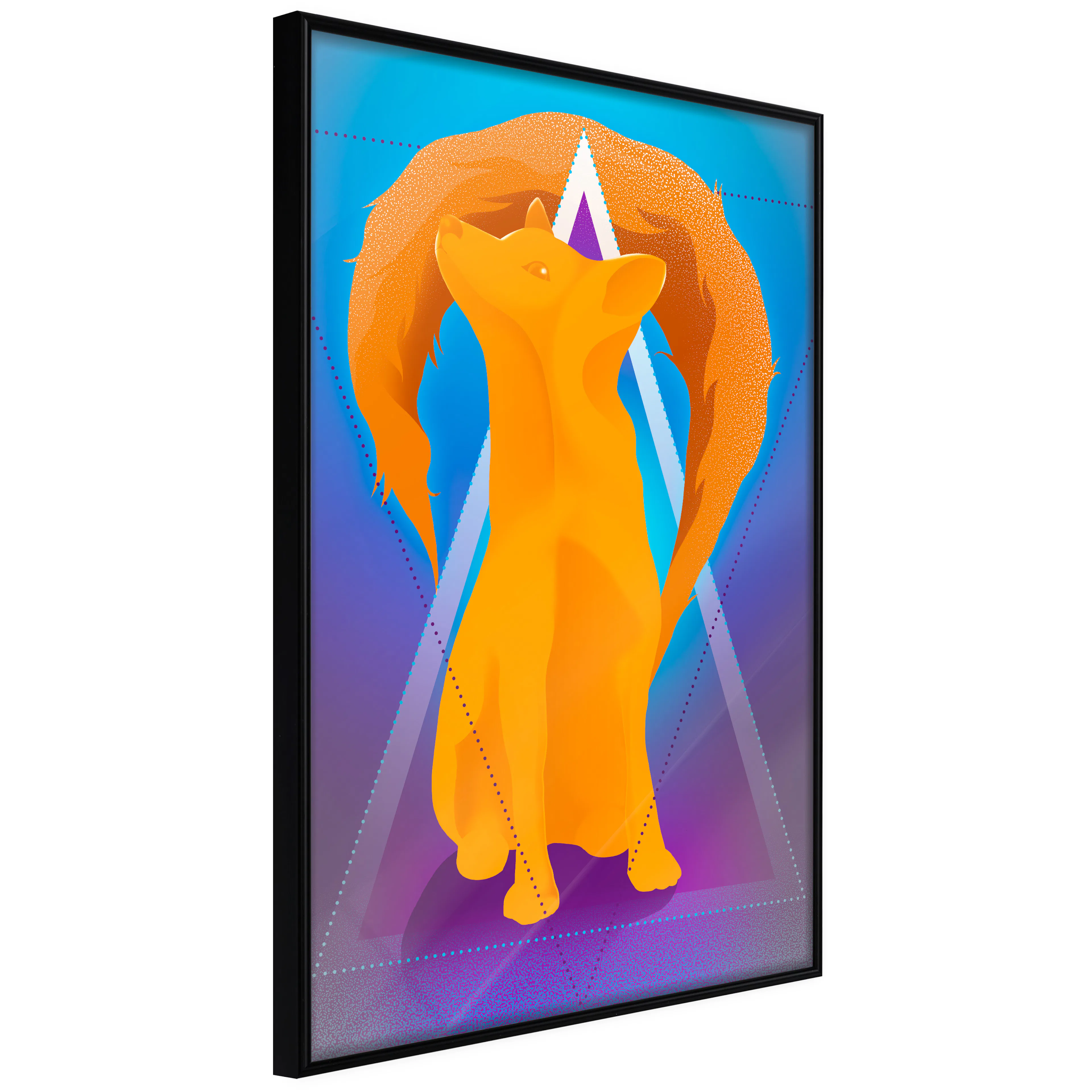 Affisch - Red Tail [Poster] 40x60 Svart ram, 40x60 cm