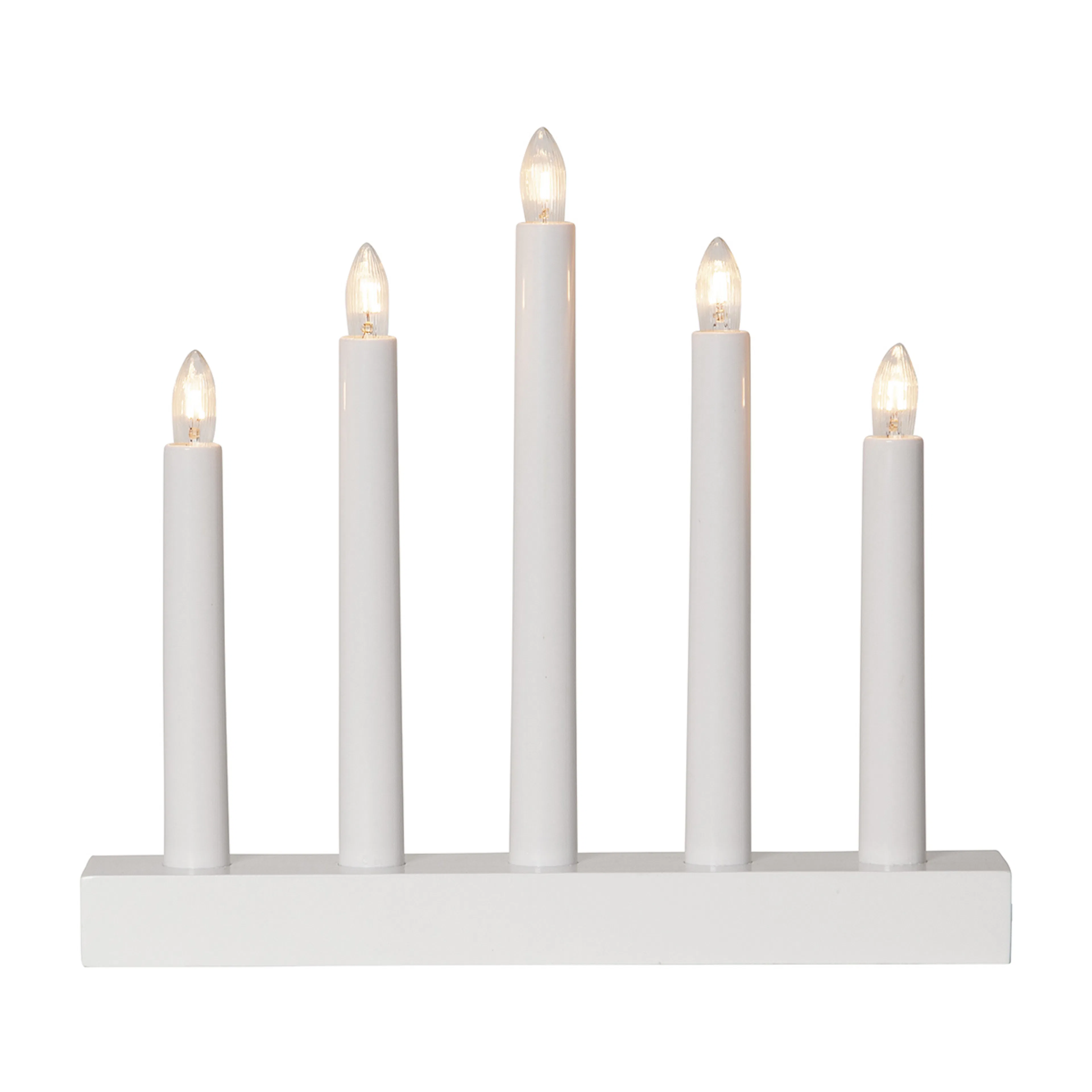 Ljusstake INEZ White White