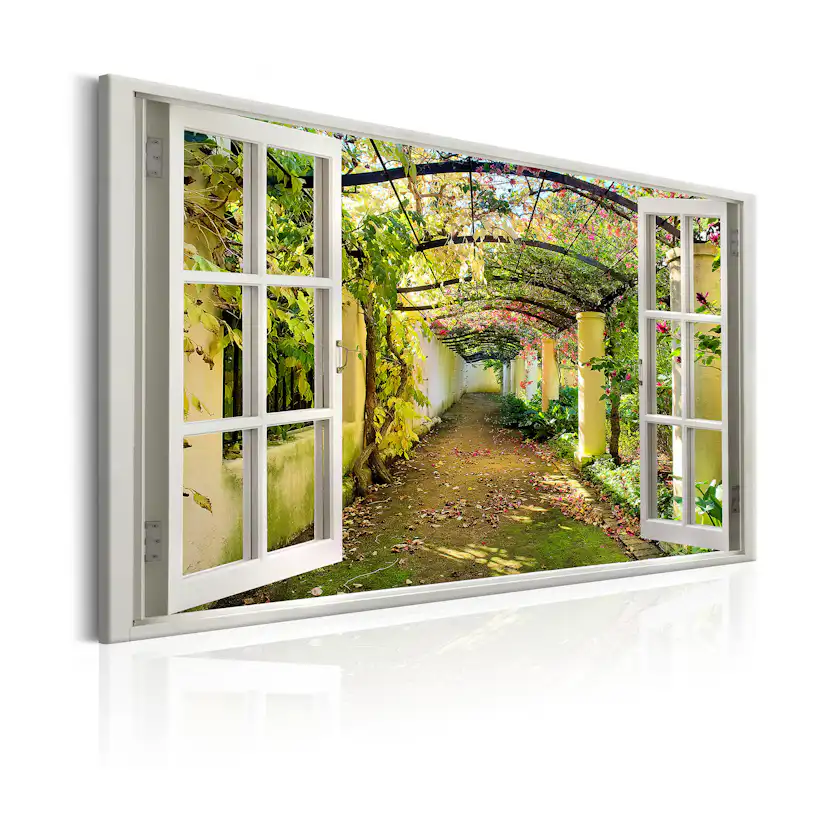 Tavla Arkiio Window View On Pergola