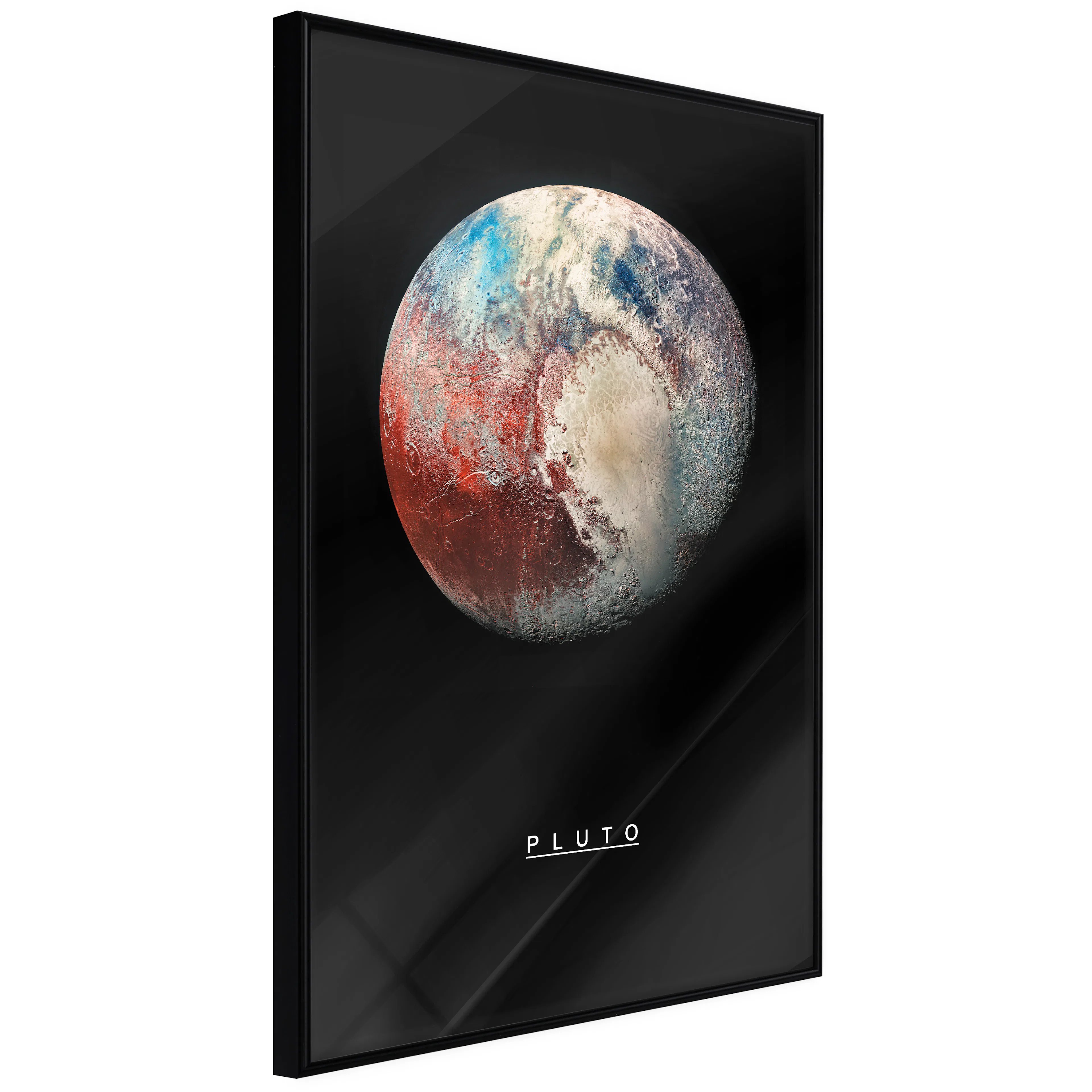 Affisch - Pluto [Poster] 40x60 Svart ram, 40x60 cm